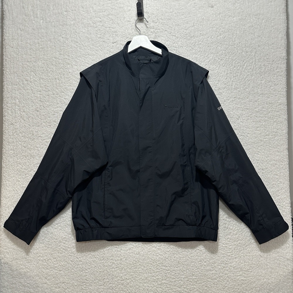 Dryjoys Footjoy Windbreaker Full Zip Vented Jacket w/Embroidered Logo‎ Company
